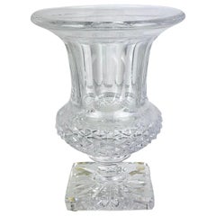 St. Louis Versailles Vase Clear Finely Cut Crystal