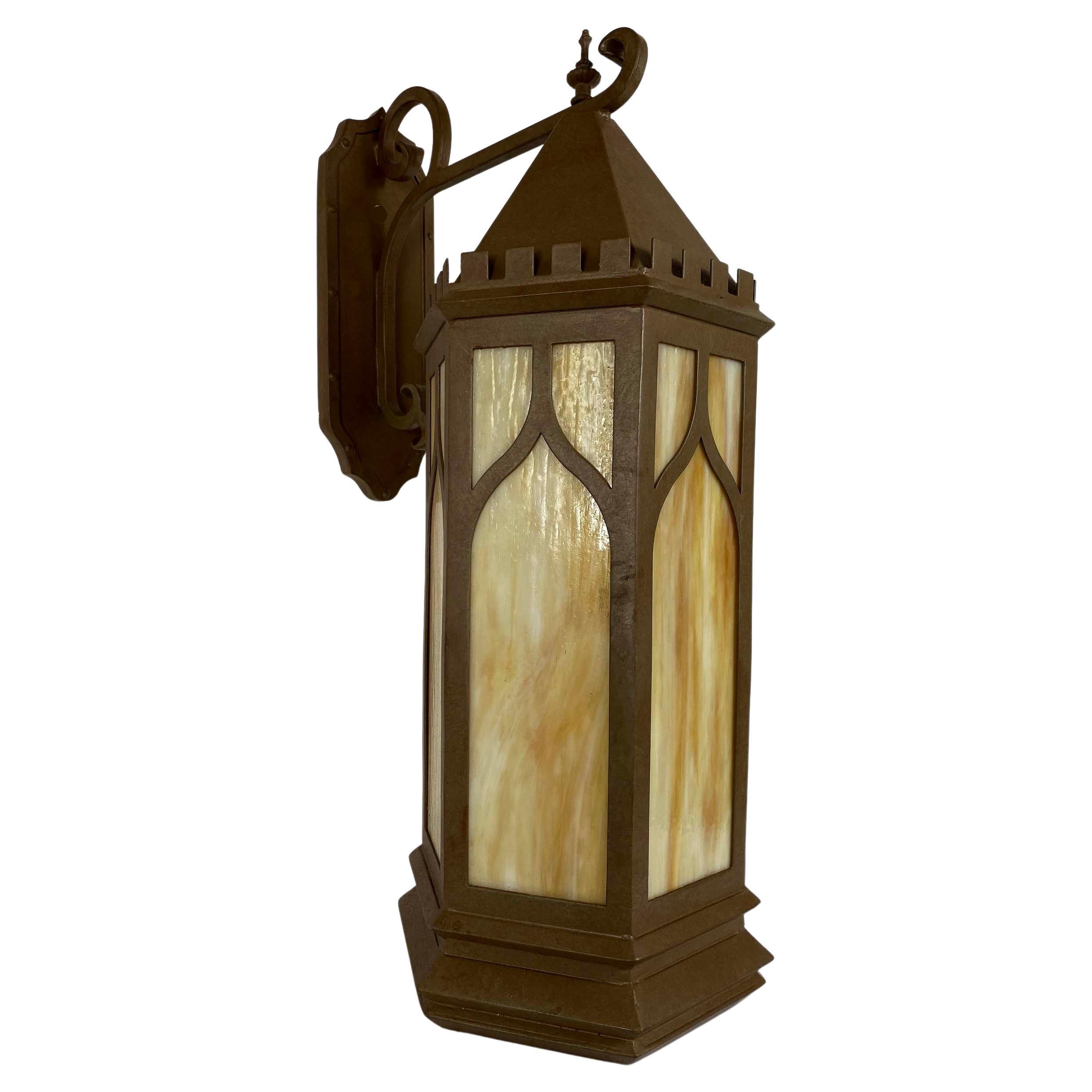 St. Marks Gothic Wall Lantern For Sale