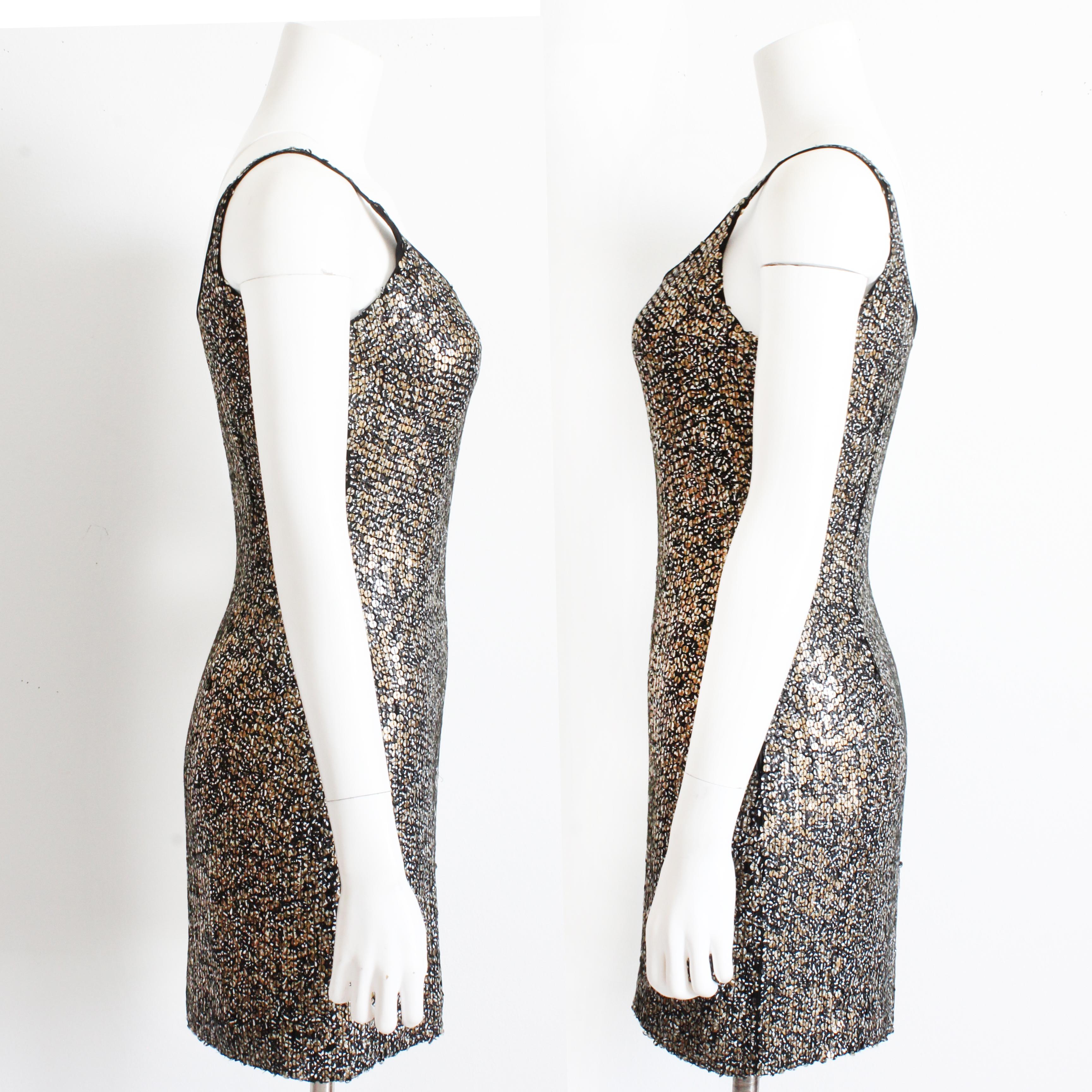 St. Martin by Jeanette Cocktail Dress Embellished Evening Wear Rare 90s Size 6 en vente 4