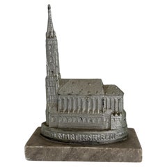 St. Martin Church Souvenir Building Architectural Collectible Germany 1920s