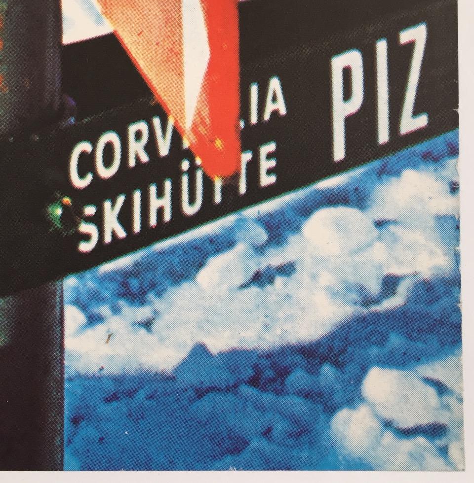 St Moritz 1970 Ski Poster, Hans Nater In Good Condition In Bath, Somerset