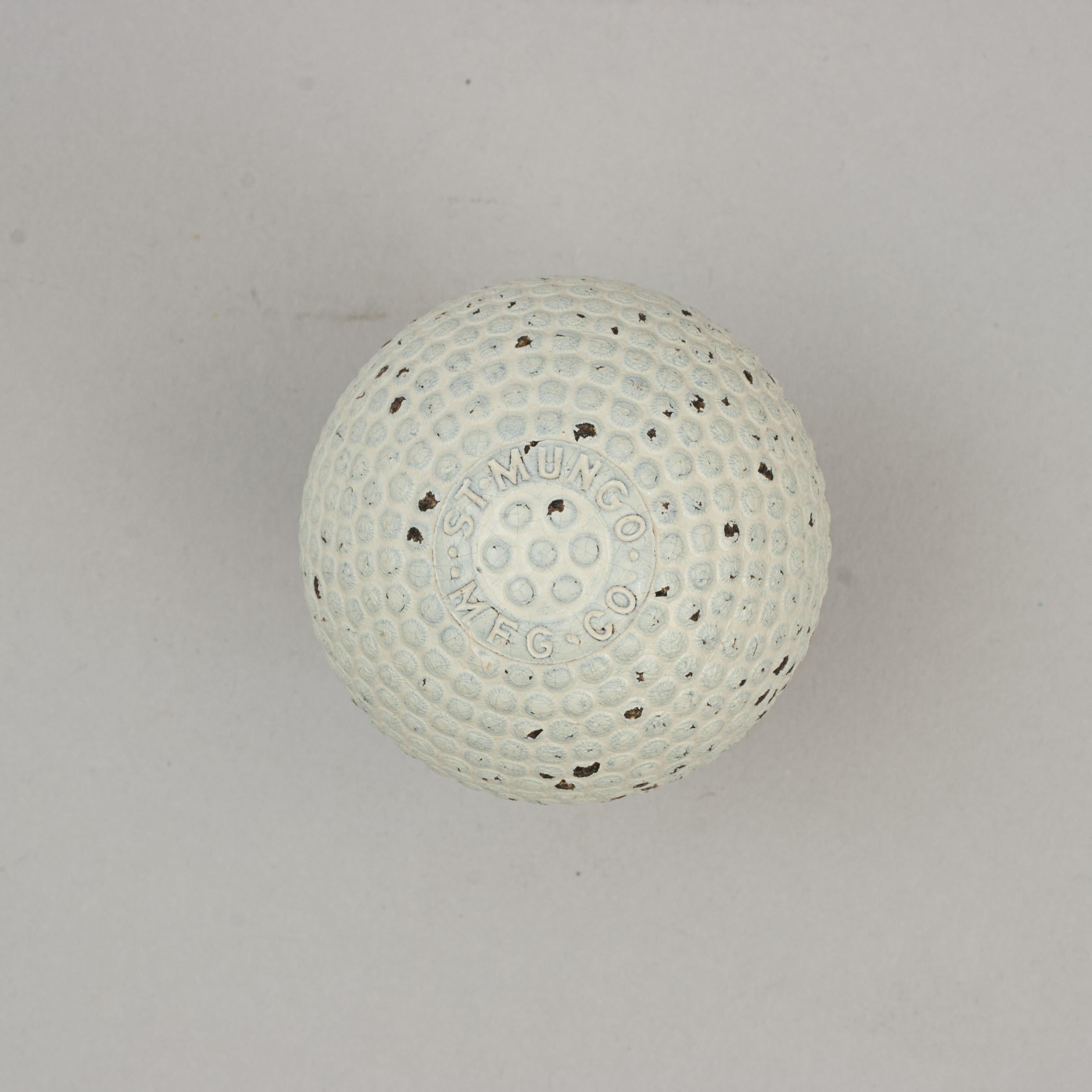 St. Mungo Golf Ball by Mfg CO For Sale 1
