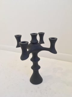 St. Paul Candelabra, Matte Black, by Bourgeois Boheme Atelier