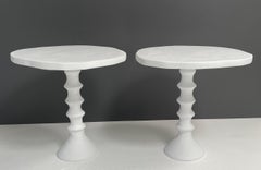 St Paul Plaster Side Table by Bourgeois Boheme Atelier, 'Moyen Modèle'