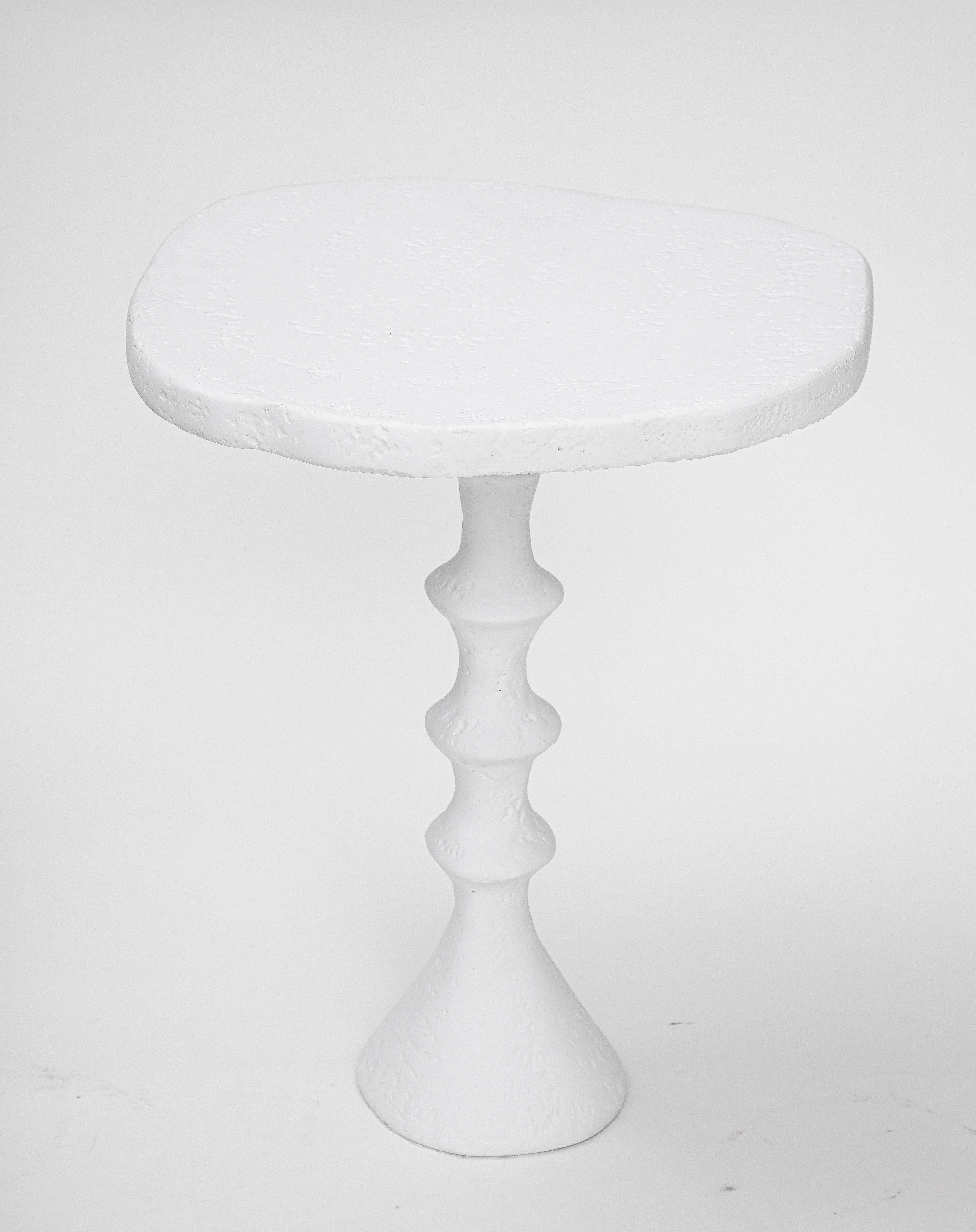 Modern St. Paul Plaster Side Table 'Petit Modèle' For Sale