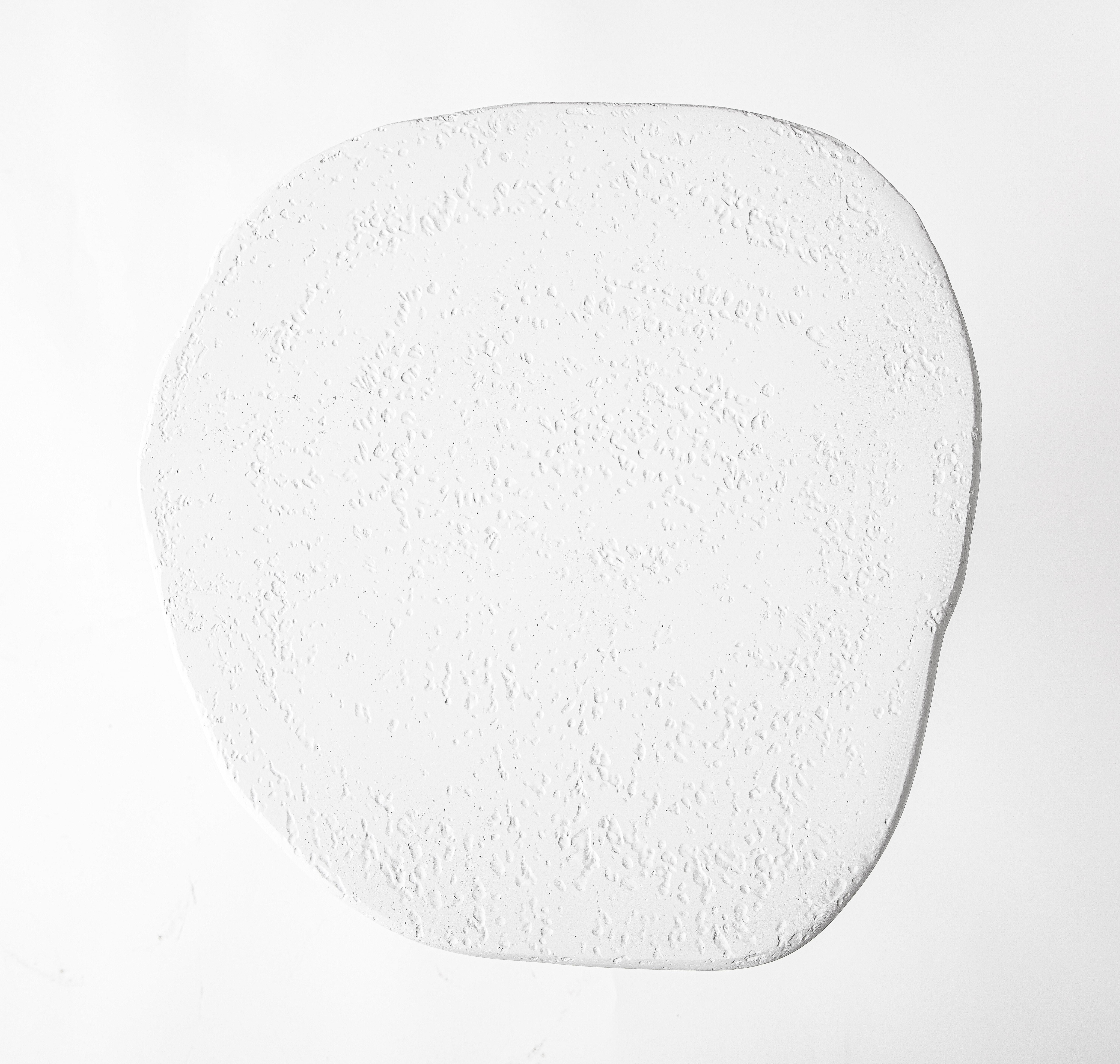 American St. Paul Plaster Side Table 'Petit Modèle' by Bourgeois Boheme Atelier For Sale