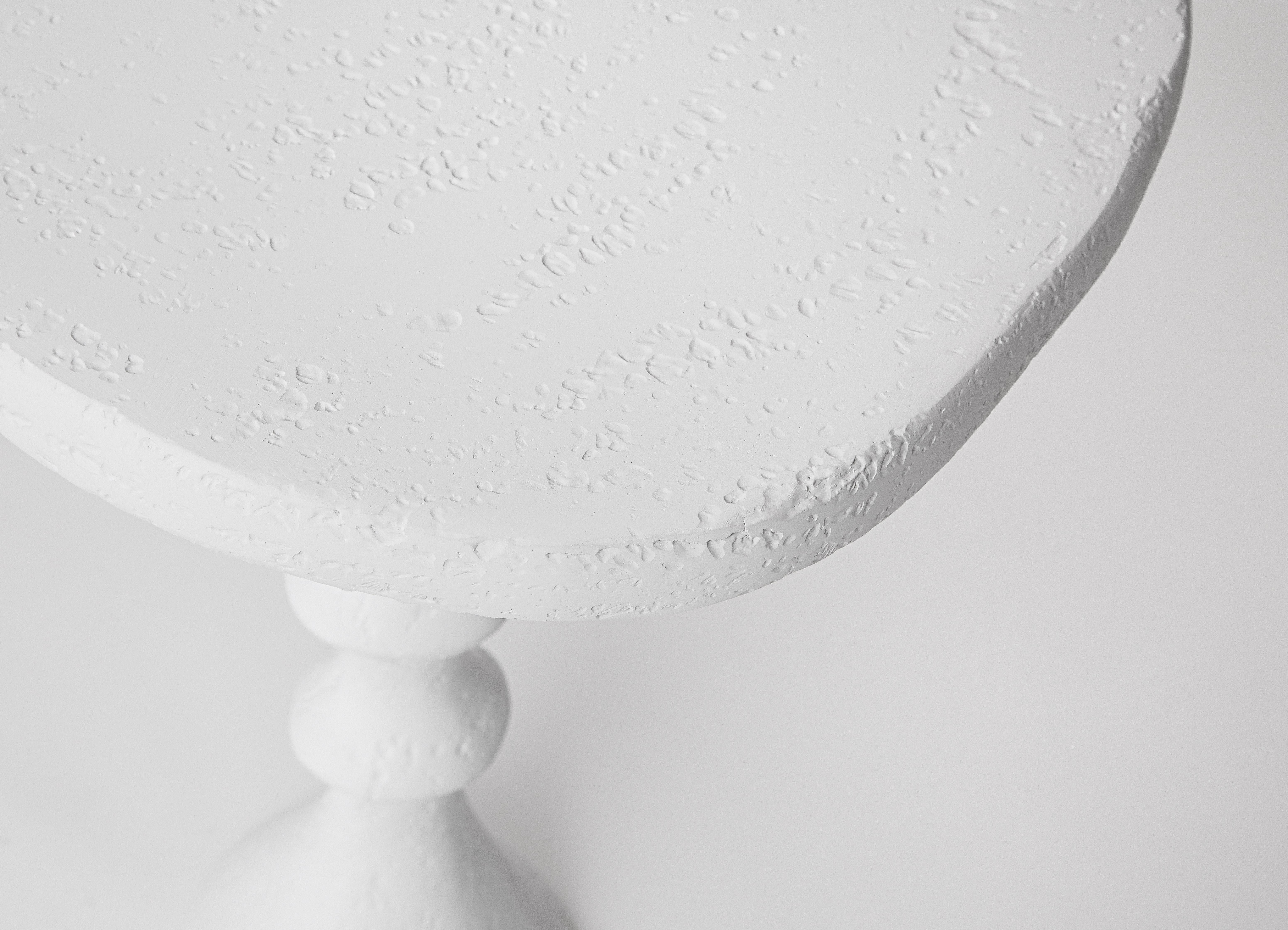 St. Paul Plaster Side Table 'Petit Modèle' by Bourgeois Boheme Atelier For Sale 1