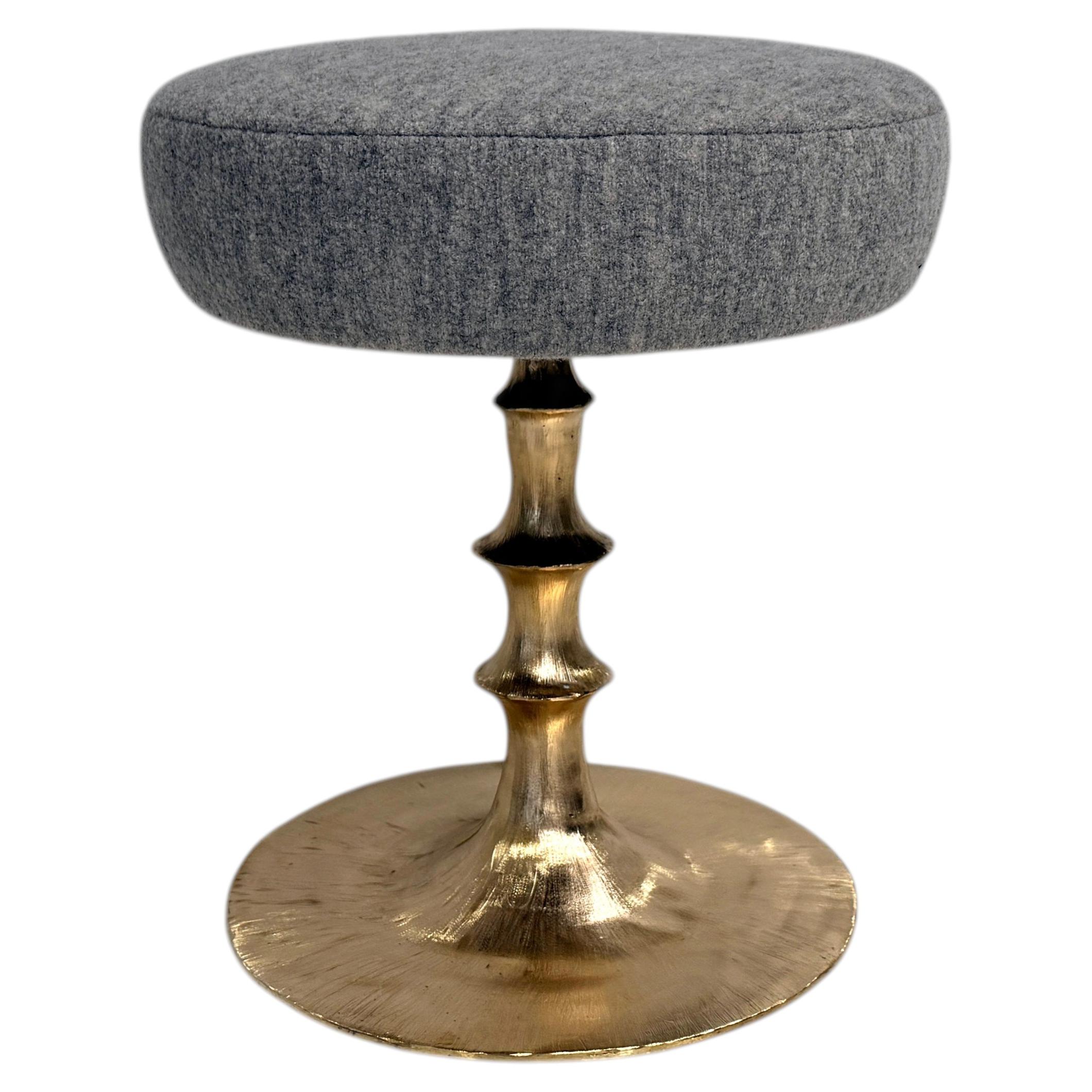 St. Paul Primo Stool. Gold Bronze For Sale