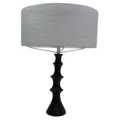 St Paul Table Lamp by Bourgeois Boheme Atelier with Plaster Shade / Bronze Base