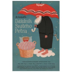 St. Peter's Umbrella 1958 Slovakian A3 Film Poster