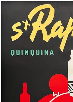 ST RAPHAËL QUINQUINA Original Vintage French Art Deco Liquor Advertising Poster