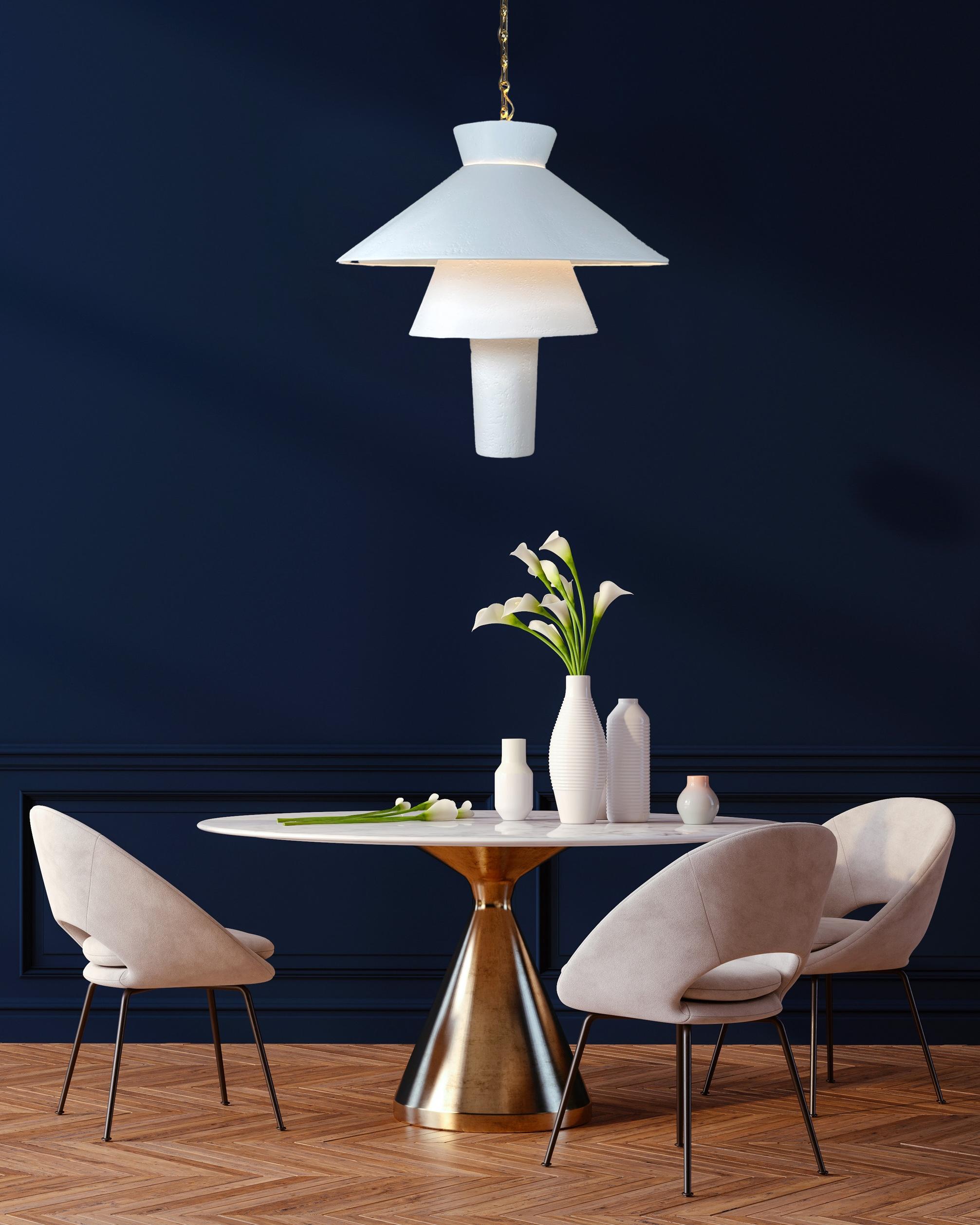 American St. Sulpice Chandelier- By Bourgeois Boheme Atelier For Sale