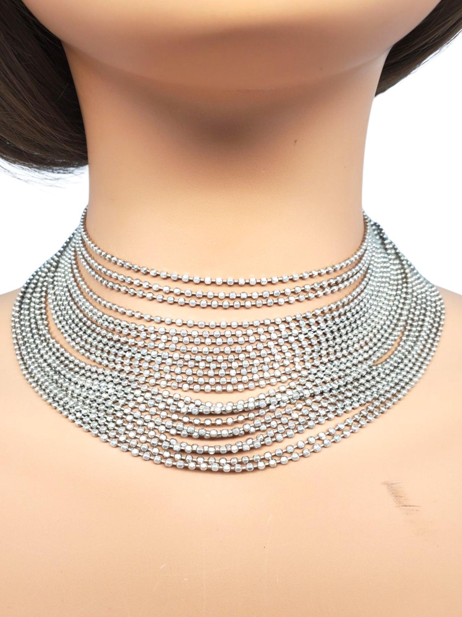 Tropez Collar de cadena de bolas de varias vueltas #21282 en venta 3