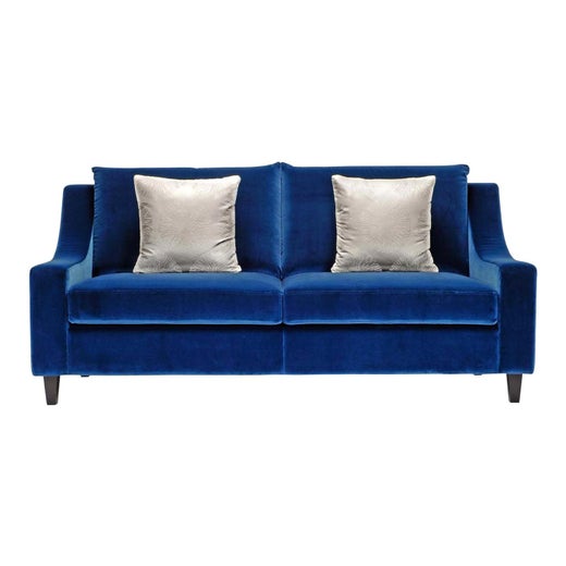 St108 Cobalt Blue Sofa For At 1stdibs, Cobalt Blue Leather Sofa