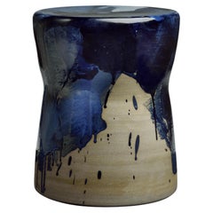 ST33 Glazed Stoneware Stool by Pascale Girardin