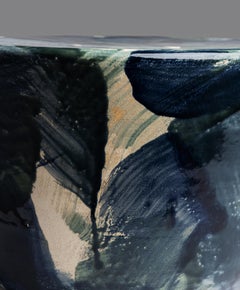 ST81 Glazed Stoneware Stool by Pascale Girardin