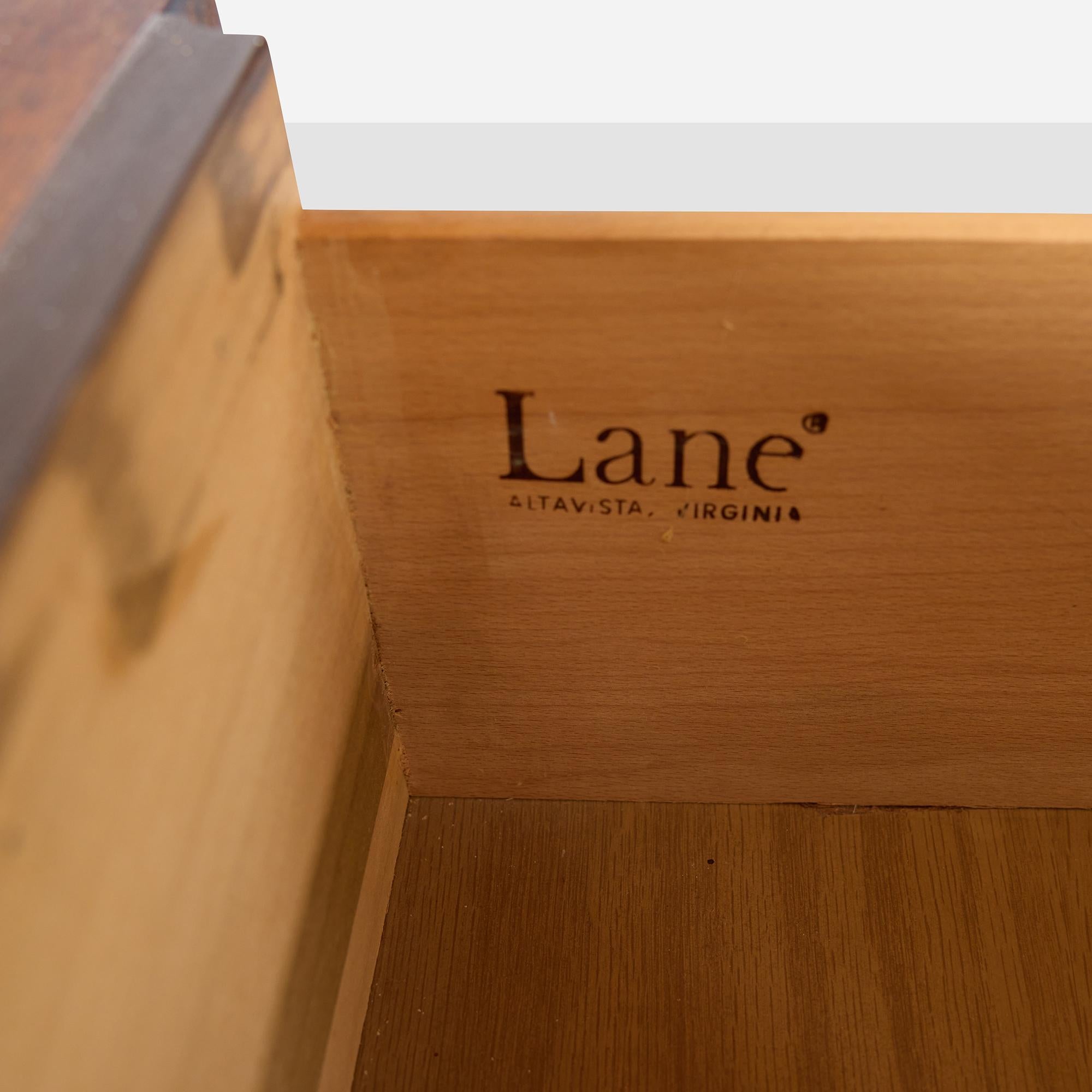 Staccato Brutalistische Kommode und Spiegel von Lane's im Angebot 9