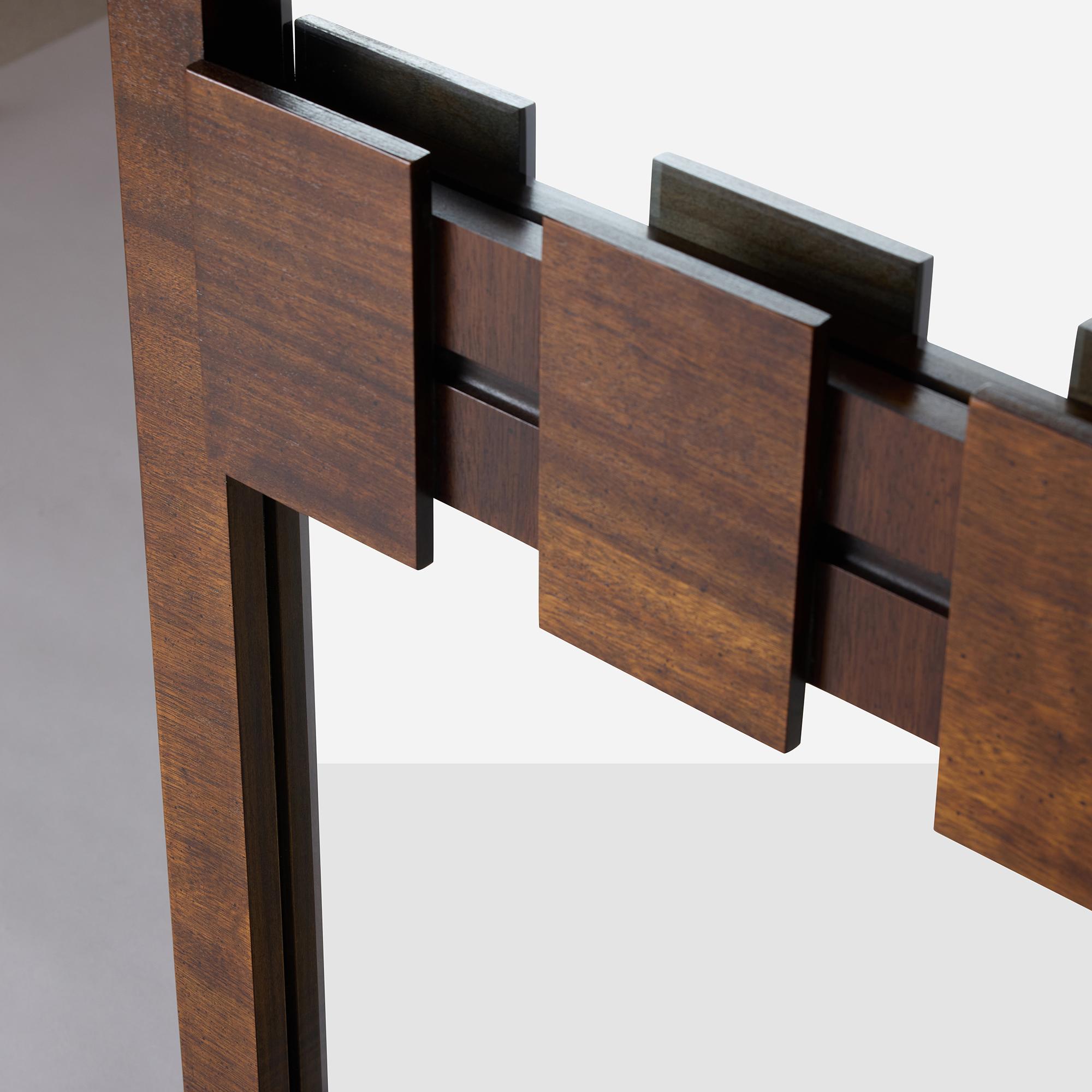 Staccato Brutalistische Kommode und Spiegel von Lane's im Angebot 11