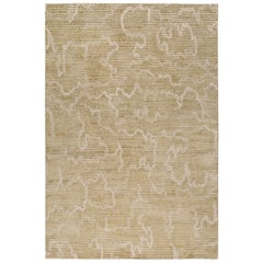 Staccato Hand-Knotted 6x4 Rug in Wool and Silk by Kelly Wearstler