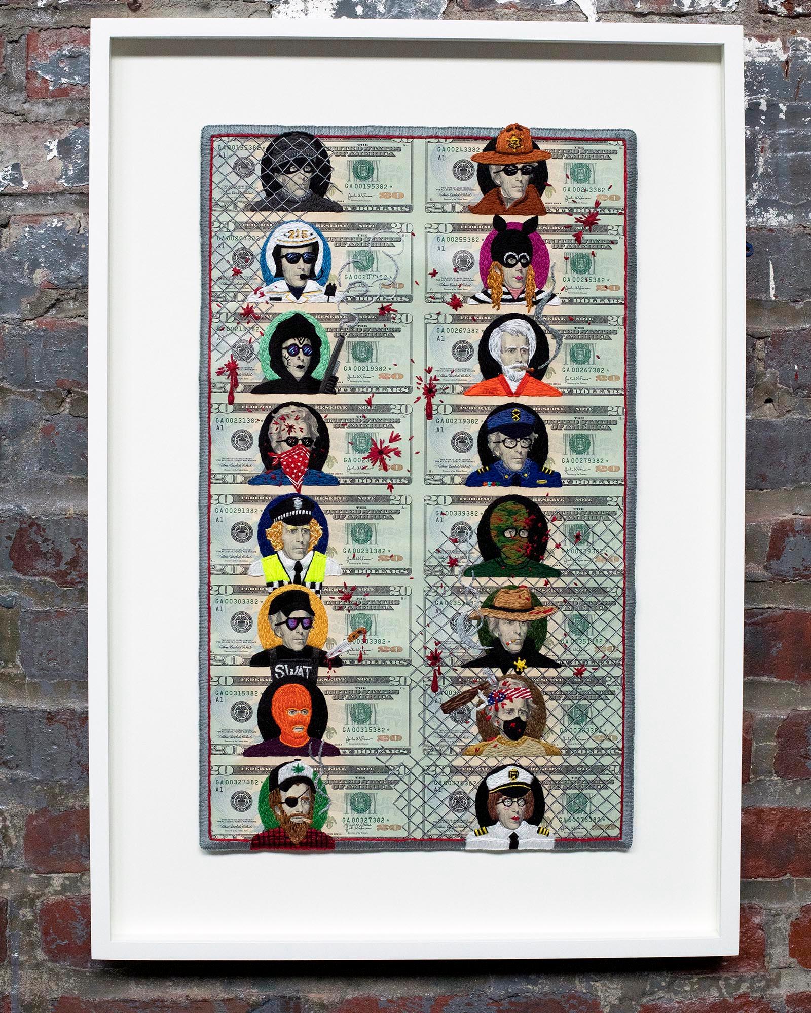 We The People: Jackson Cops & Robbers - Mixed Media Art by Stacey Lee Webber