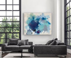 DOWN WETHERBY, peinture abstraite originale