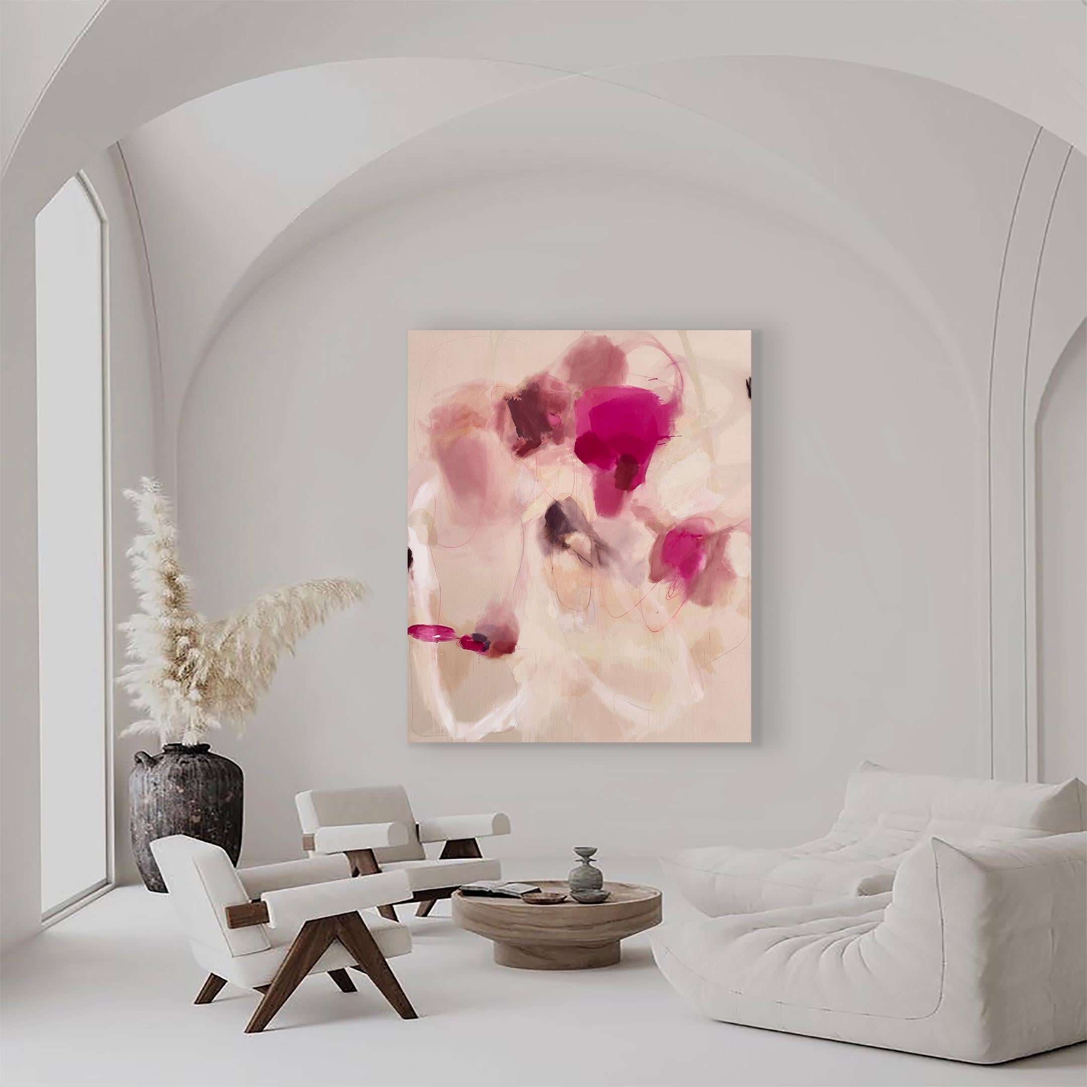 THE LOVE WE UNRAVEL, Original Abstraktes Originalgemälde – Painting von Stacey Warnix