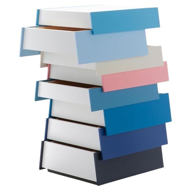 Stack H1080 8 DrawerSp, BluePalette, Established & Sons Raw Edges/ Shay Alkalay