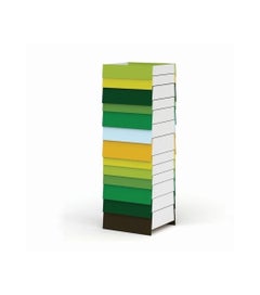 Stack H1780 13 Drawer Green Palette Storage By Established & Sons