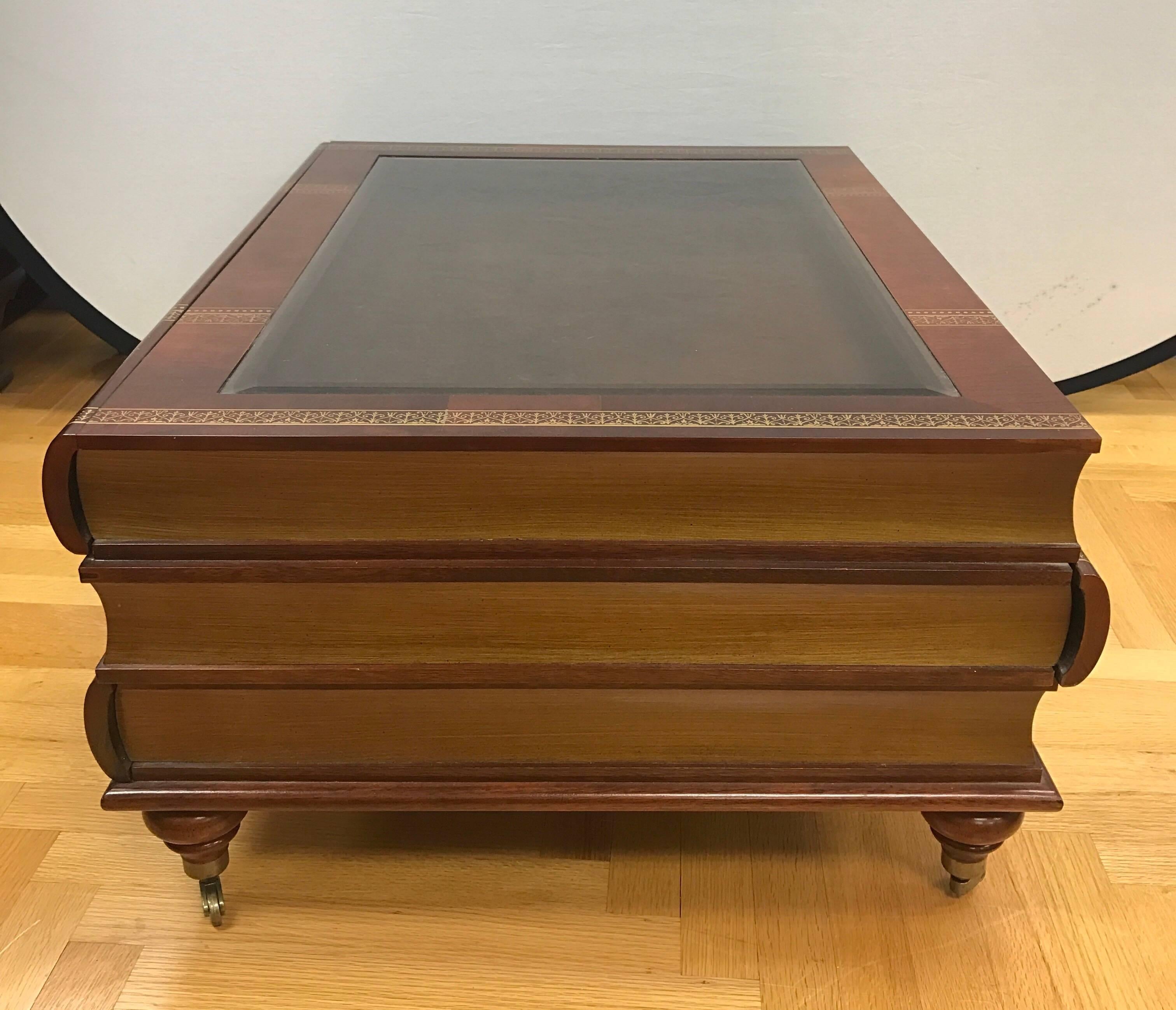 book shaped coffee table