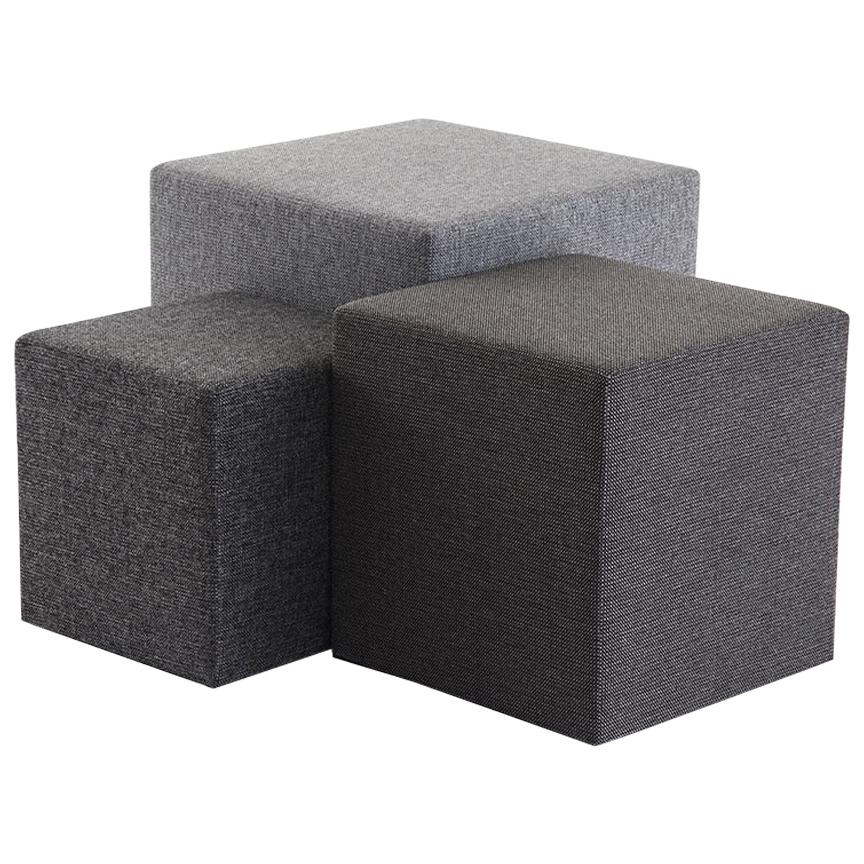 Stack Ottoman Customized Made to order Poufs seating ottomans 