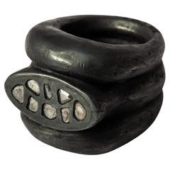 Bague empilable (Roman Mountain, Mega Pavé, KA+DIA)