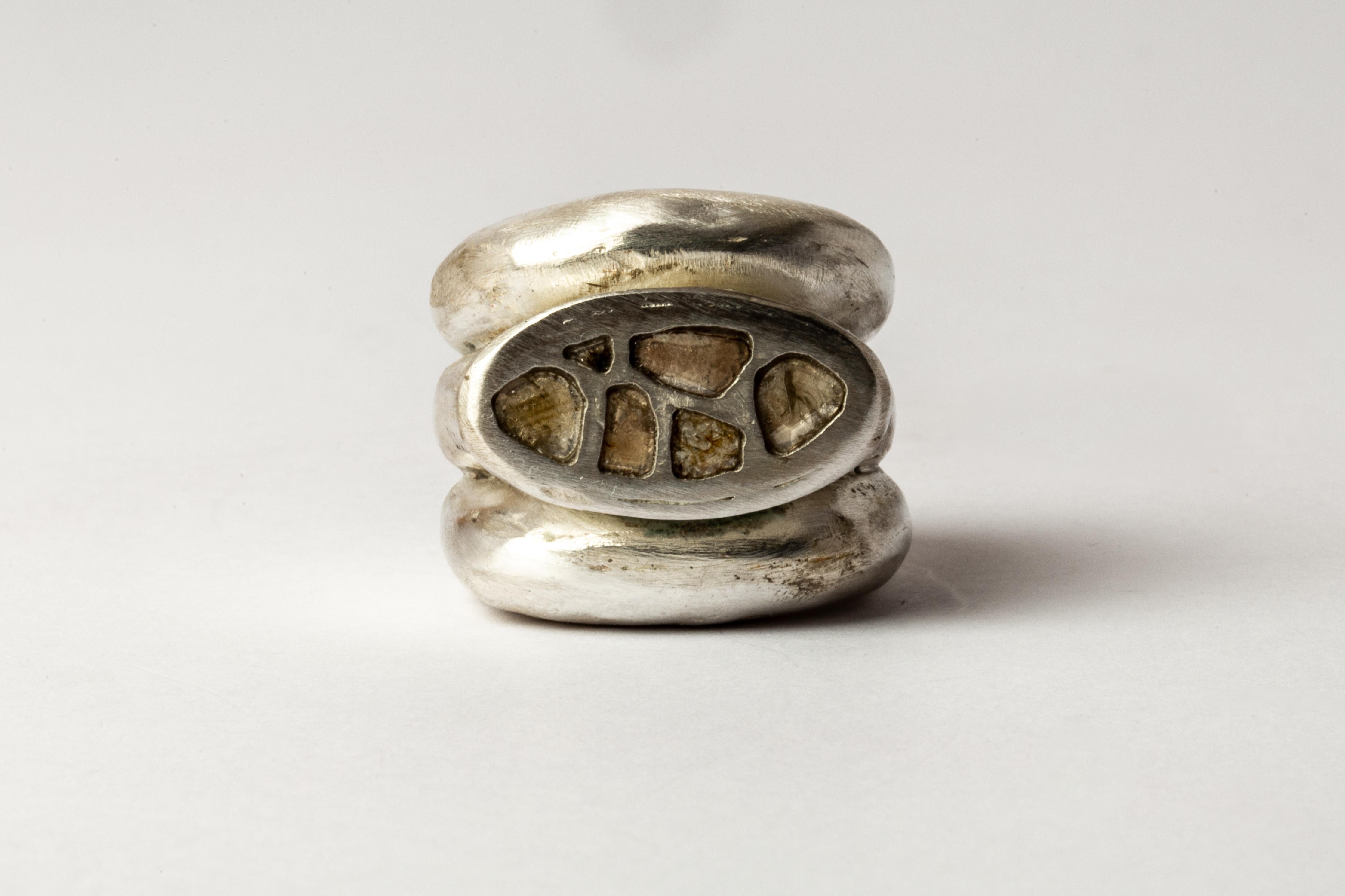 For Sale:  Stack Ring (Roman Mountain, Mega Pavé, MA+DIA) 3