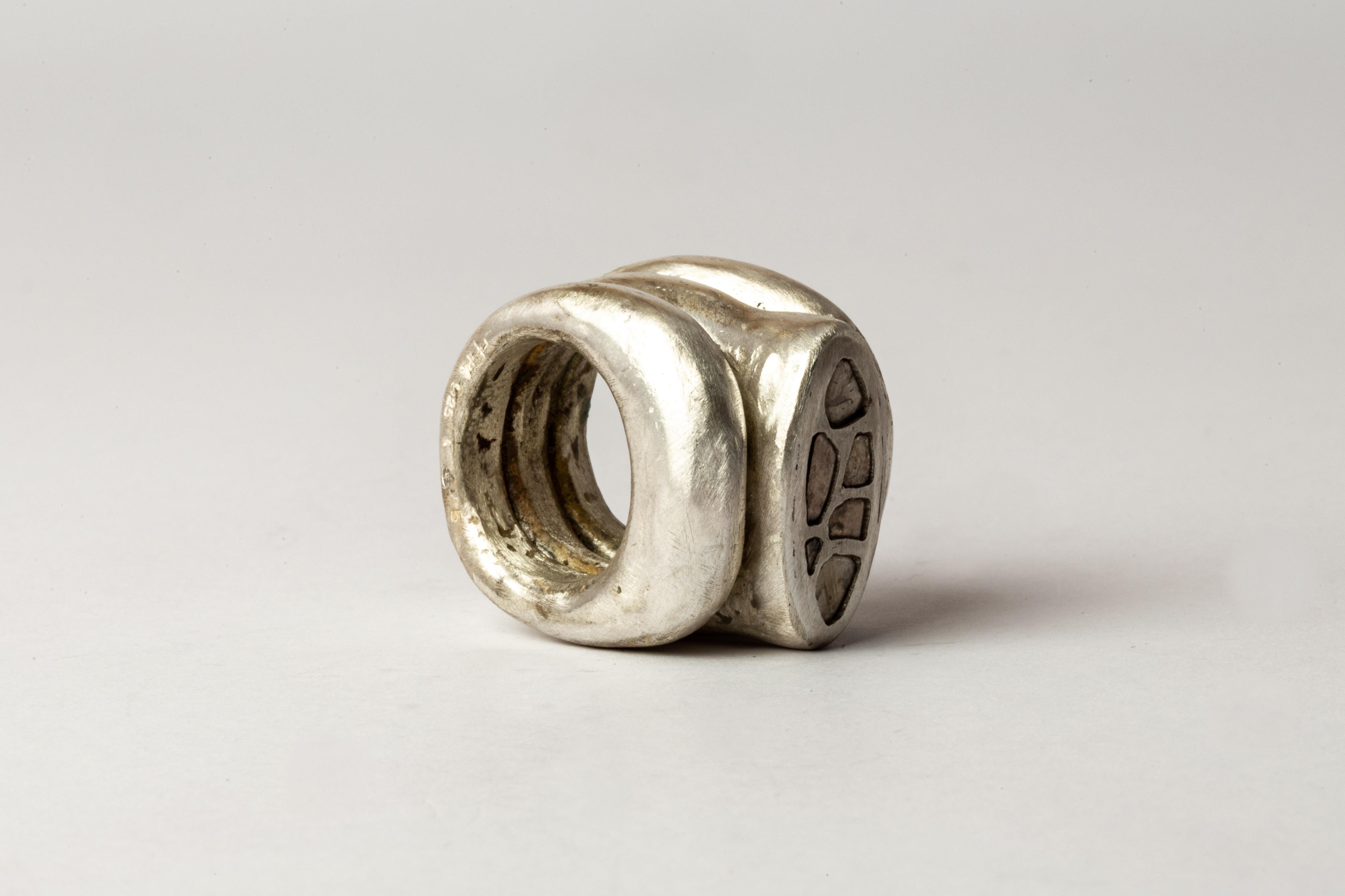 For Sale:  Stack Ring (Roman Mountain, Mega Pavé, MA+DIA) 6