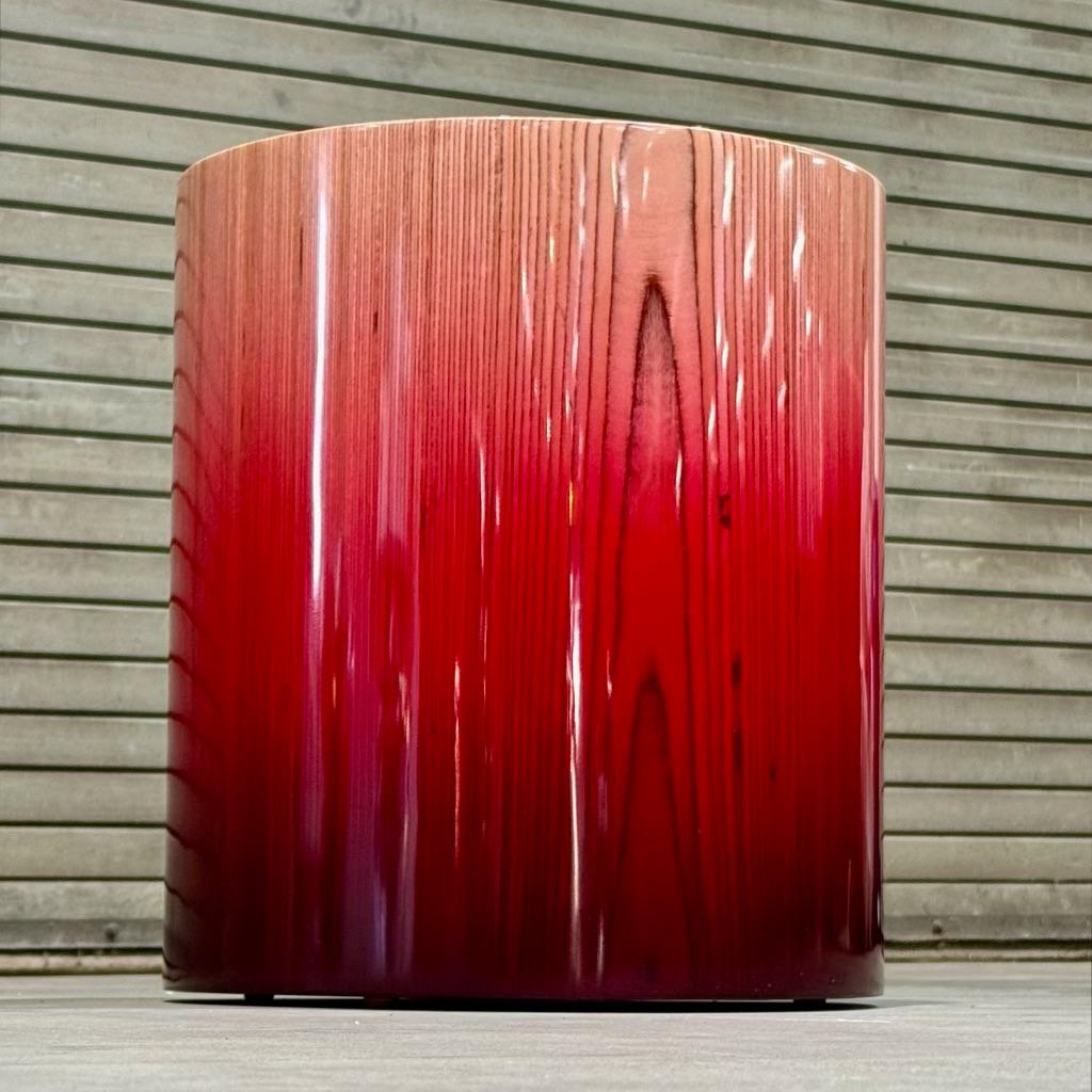 Stack Vert Glossy Ombre, Stacked Baltic Birch Plywood, by Timbur X Ezra Ardolino In New Condition For Sale In New York, NY