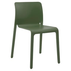 Stackable chair Magis First - Stefano Giovannoni - Olive green - Set of 4 chairs