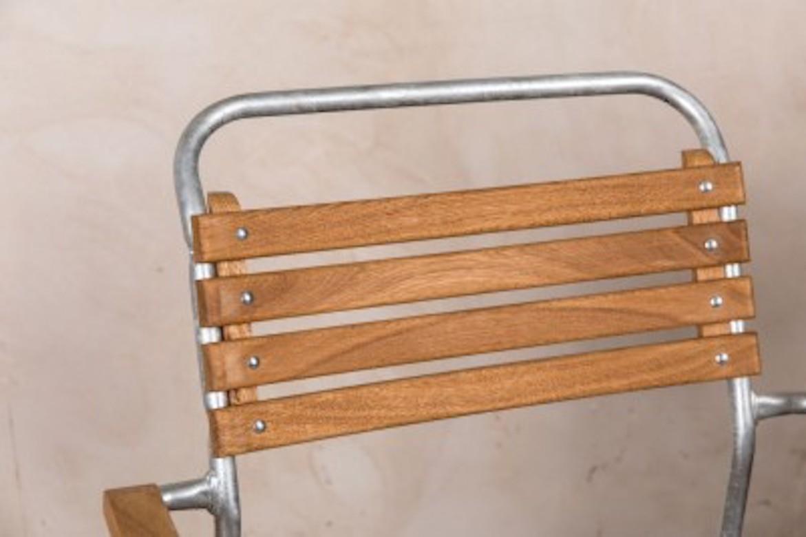Stackable Chair with Arms, 20th Century For Sale 6