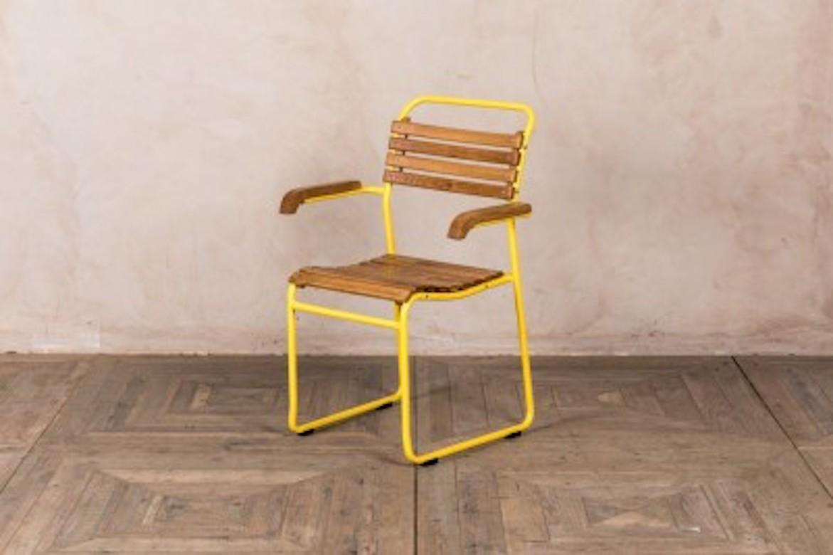 Stackable Chair with Arms, 20th Century In Excellent Condition For Sale In London, GB
