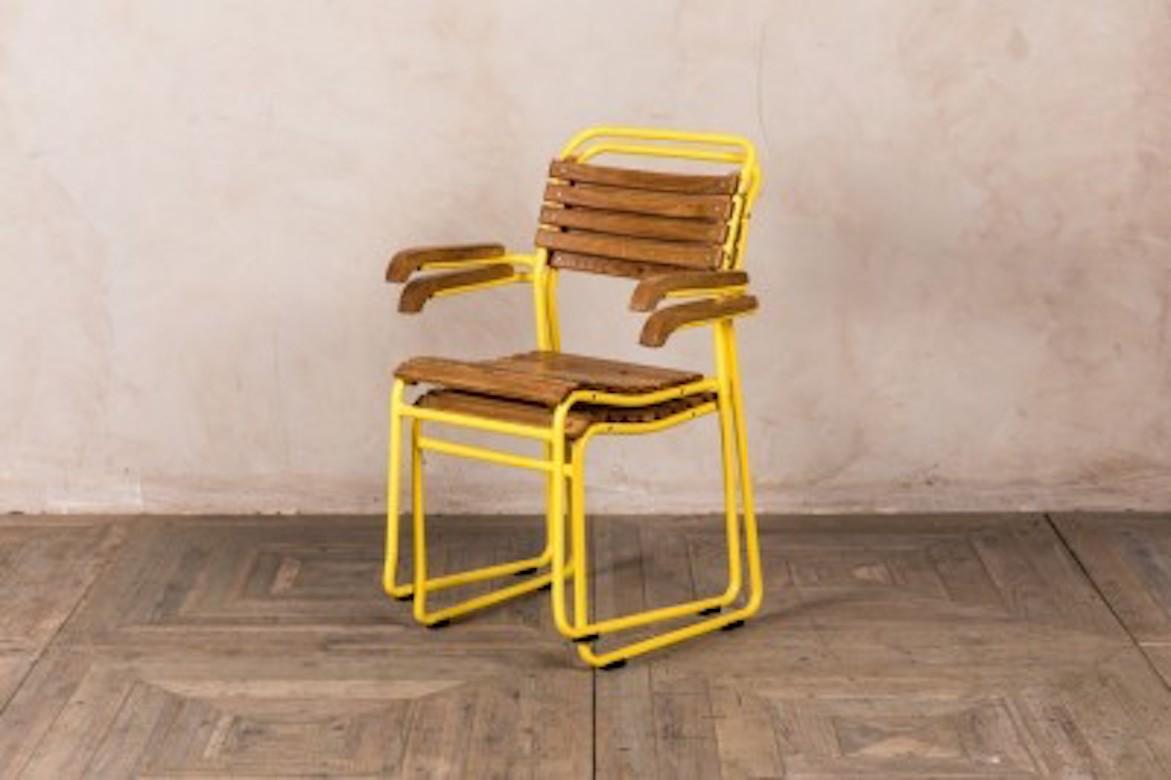 Stackable Chair with Arms, 20th Century For Sale 1