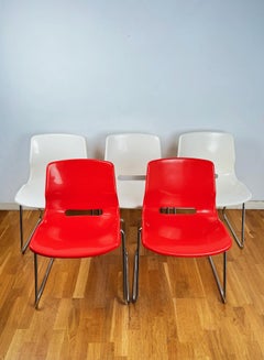 Stackable Clipper chairs by Svante Schöblom for Overman Sweden 1970