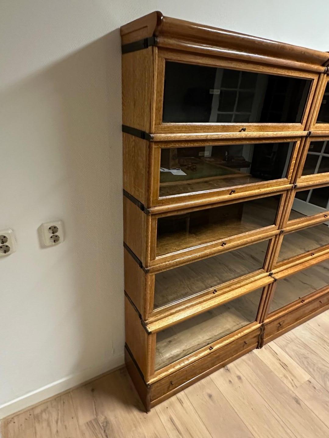 Libreria impilabile Globe Wernicke in Oak in vendita 3