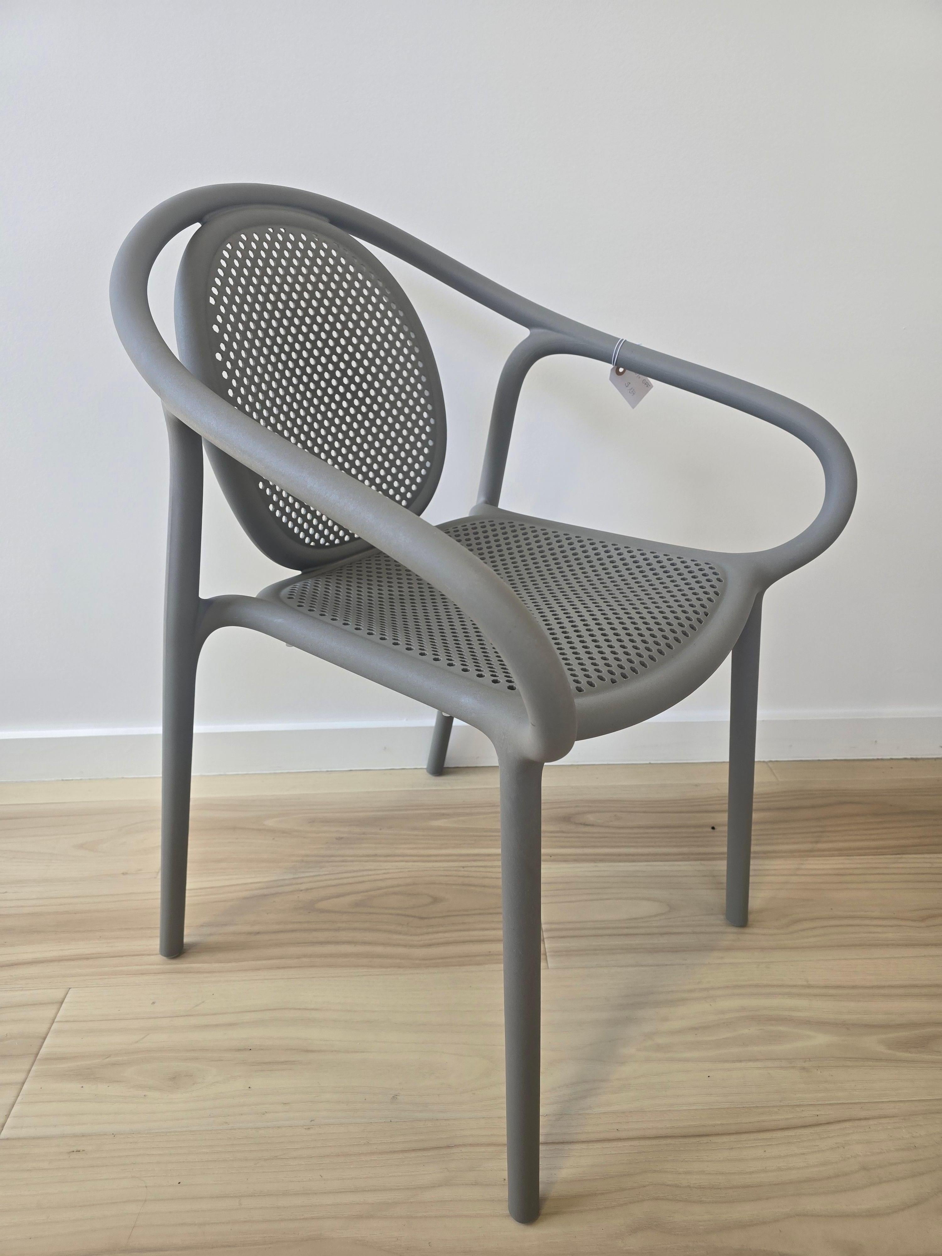 Stackable polypropylene Remind Armchairs from Pedrali For Sale 4