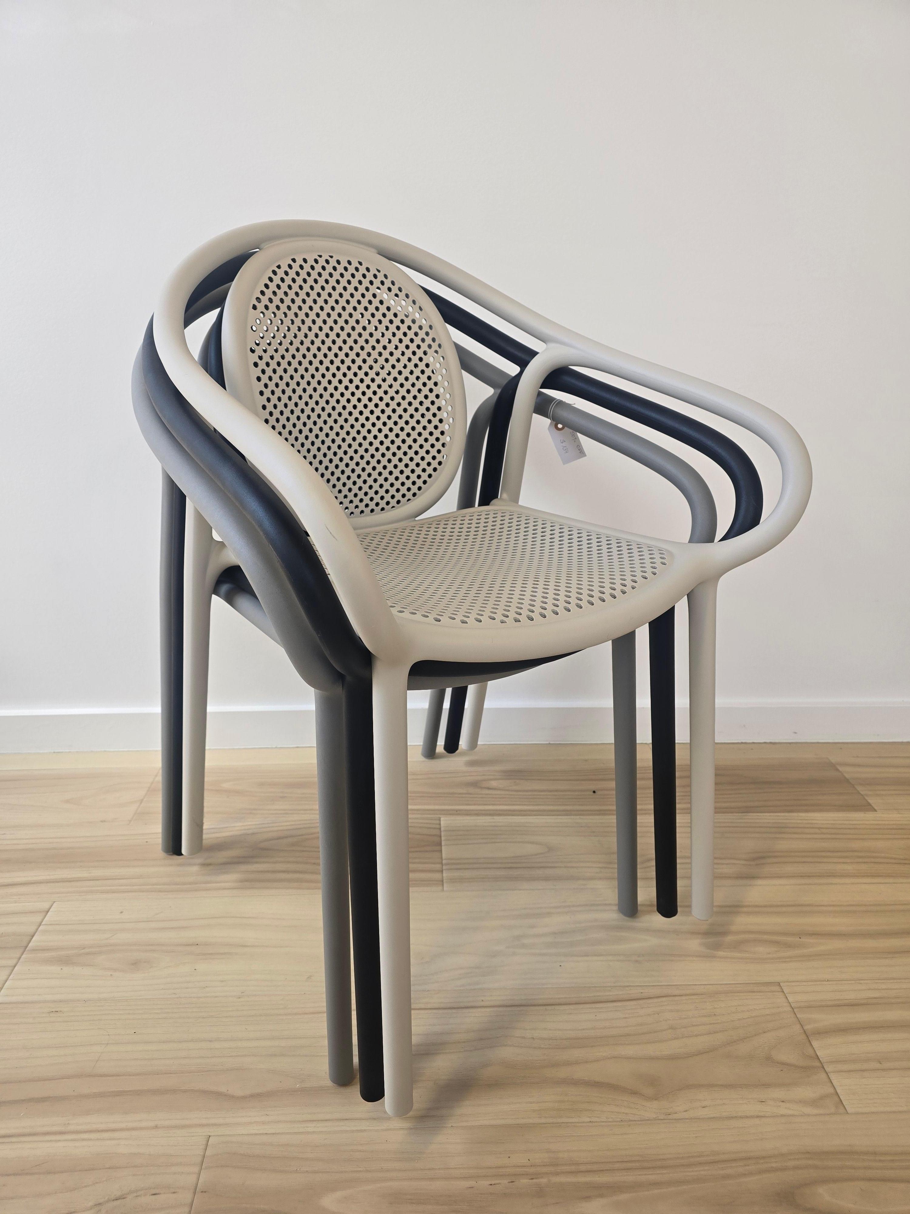 Stackable polypropylene Remind Armchairs from Pedrali For Sale 6