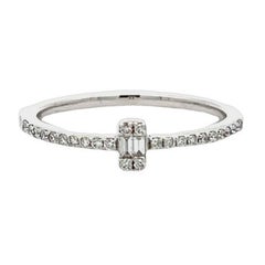 Stackable Round
Baguette Diamond Ring Band 0.14CT 14K White Gold Stackable Round
Baguette Diamond Ring Band 0.14CT 14K White Gold