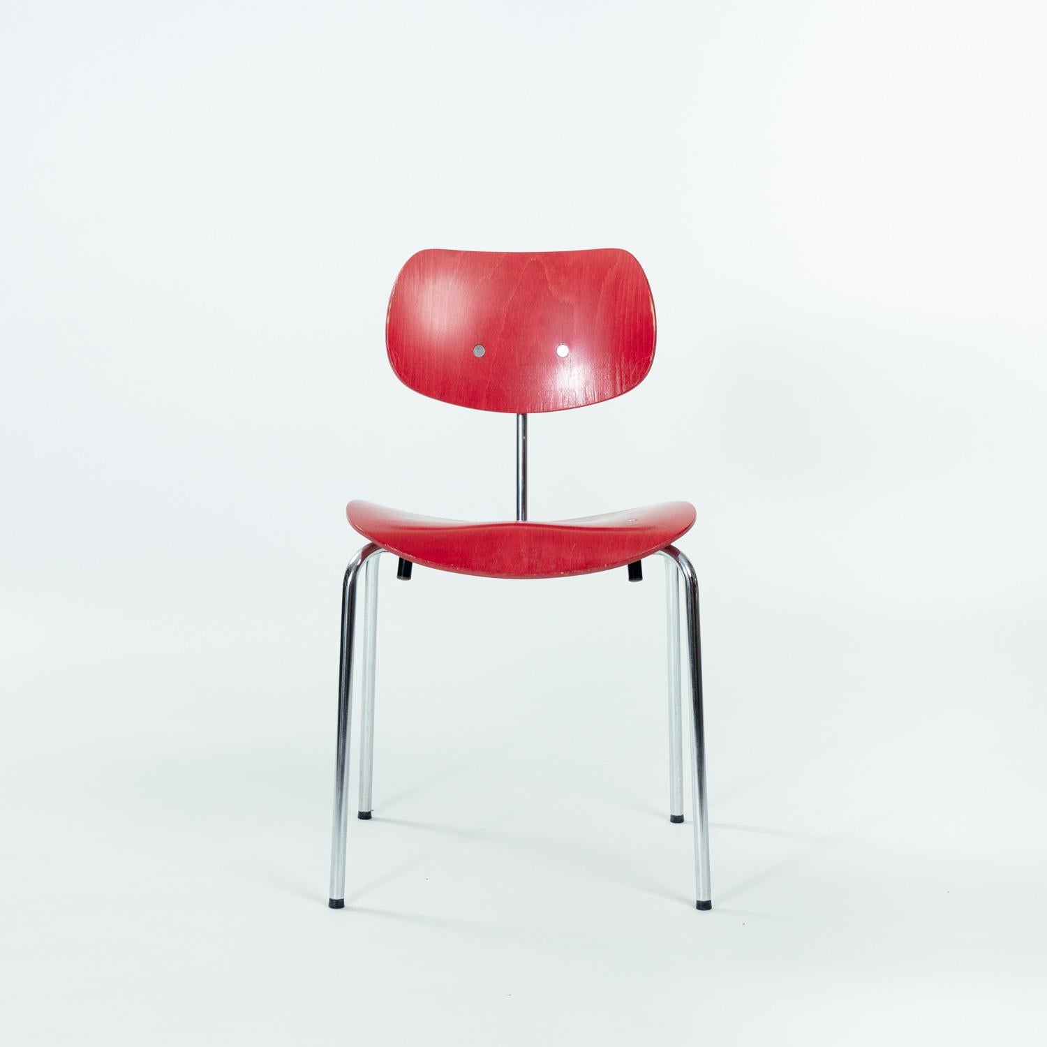 Egon Eiermann for Wilde & Spieth, SE68 Bauhaus chair set of 13 For Sale 4