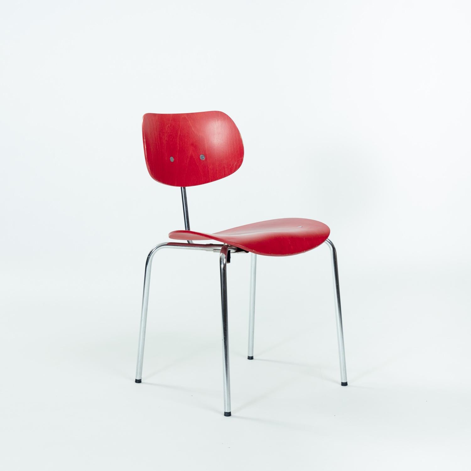 Egon Eiermann for Wilde & Spieth, SE68 Bauhaus chair set of 13 In Good Condition For Sale In Zevenaar, NL
