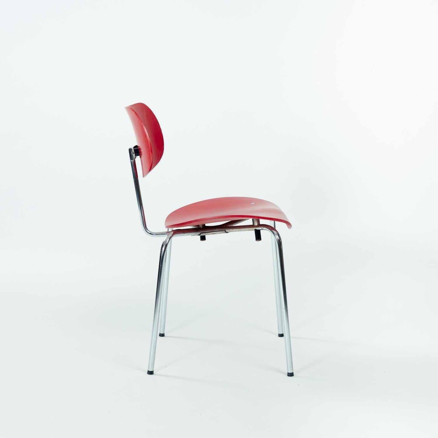 Egon Eiermann for Wilde & Spieth, SE68 Bauhaus chair set of 13 For Sale 3