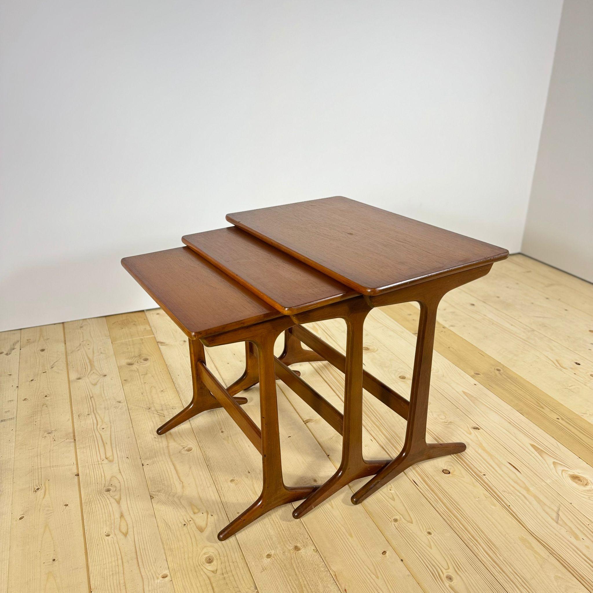 Tables empilables, Erling Torvits pour Heltborg Møbler, années 1960 en vente