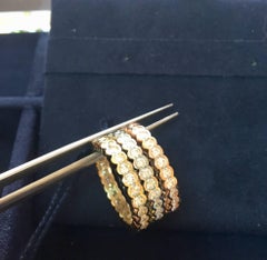 Stackable Tricolor Bezel Rings