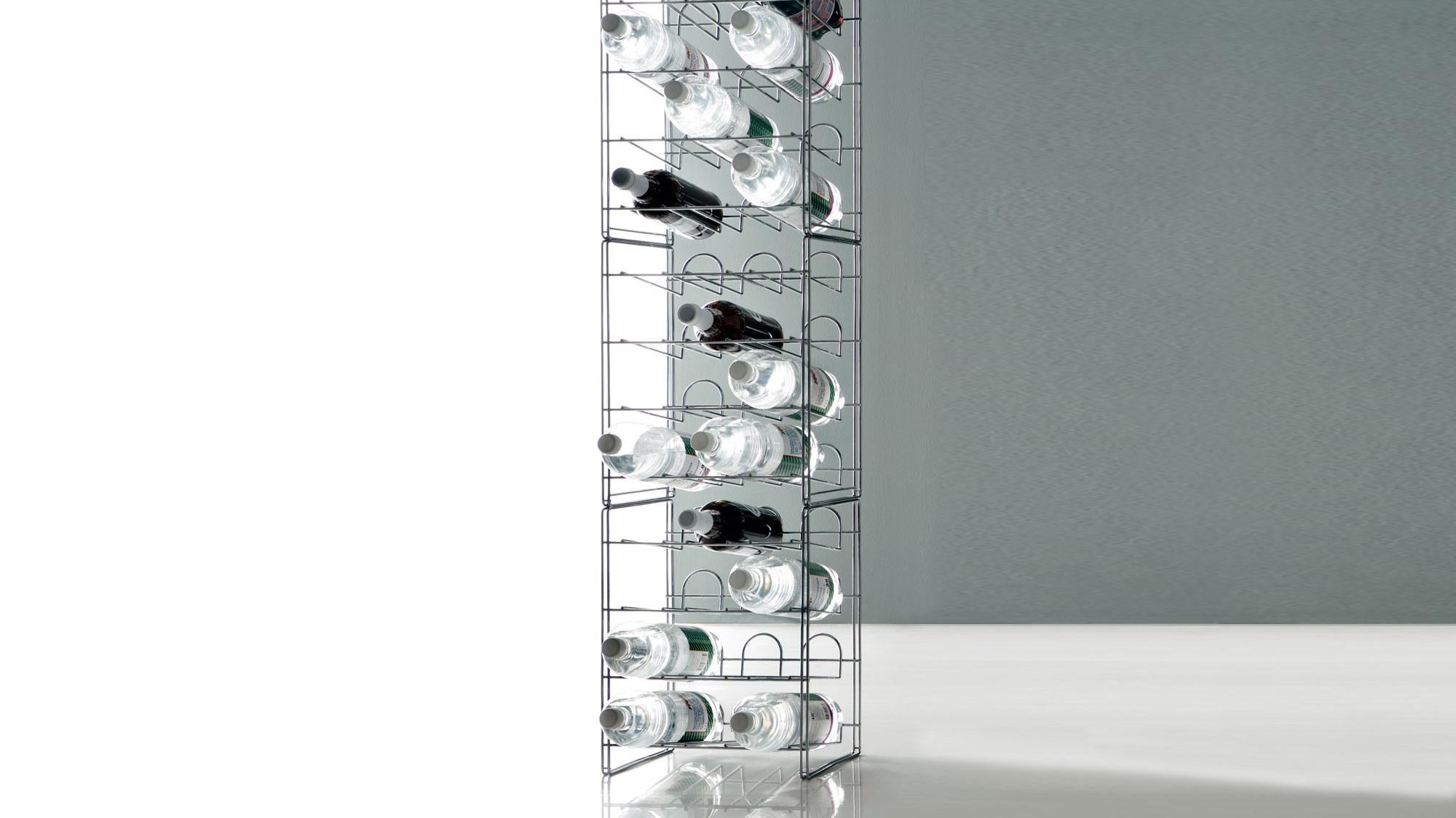 Stackable Wine Rack Rexite Cantina Design Enzo Mari In New Condition For Sale In Alcamo, IT