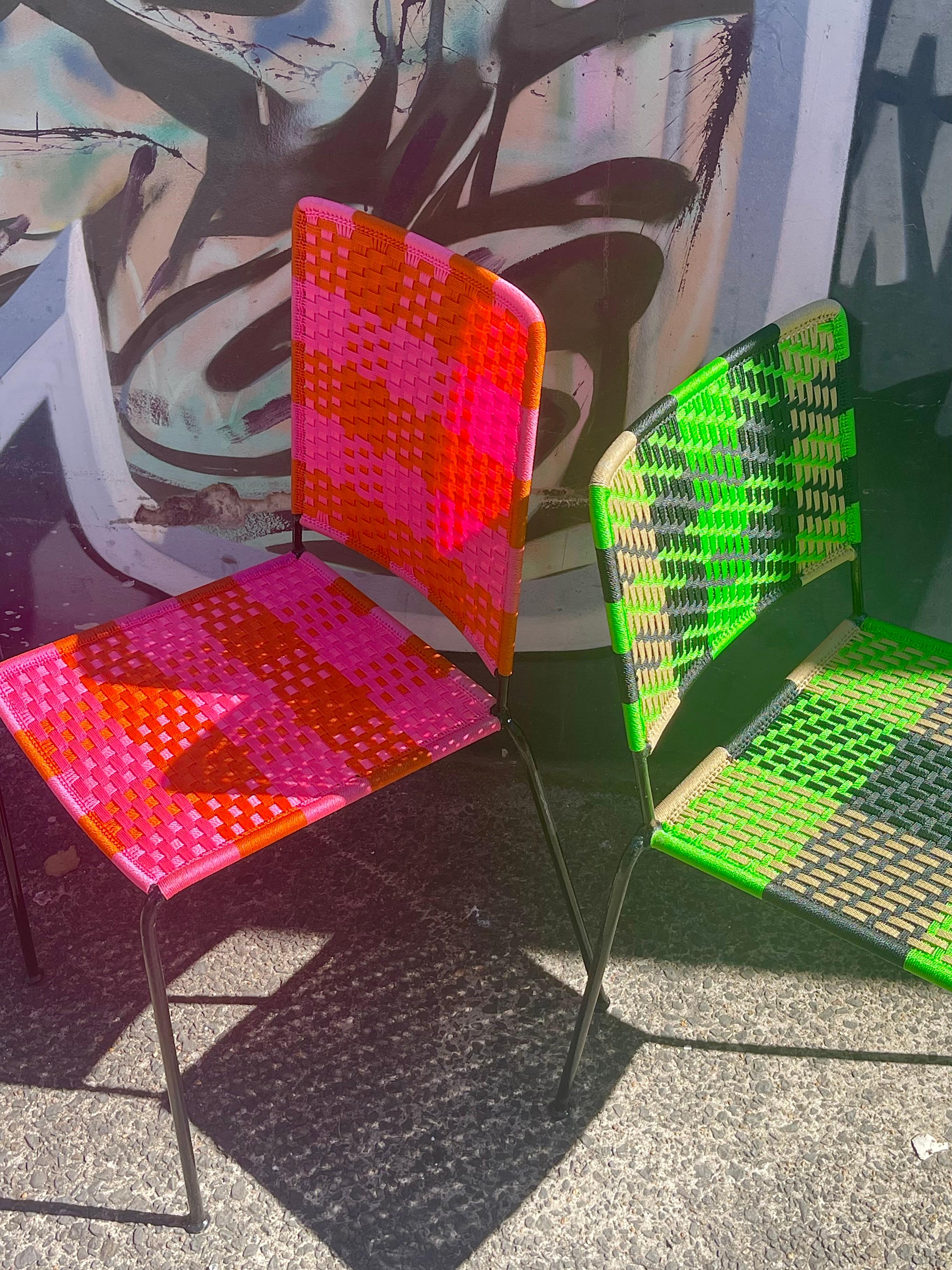 Geflochtener Stuhl im Angebot 4